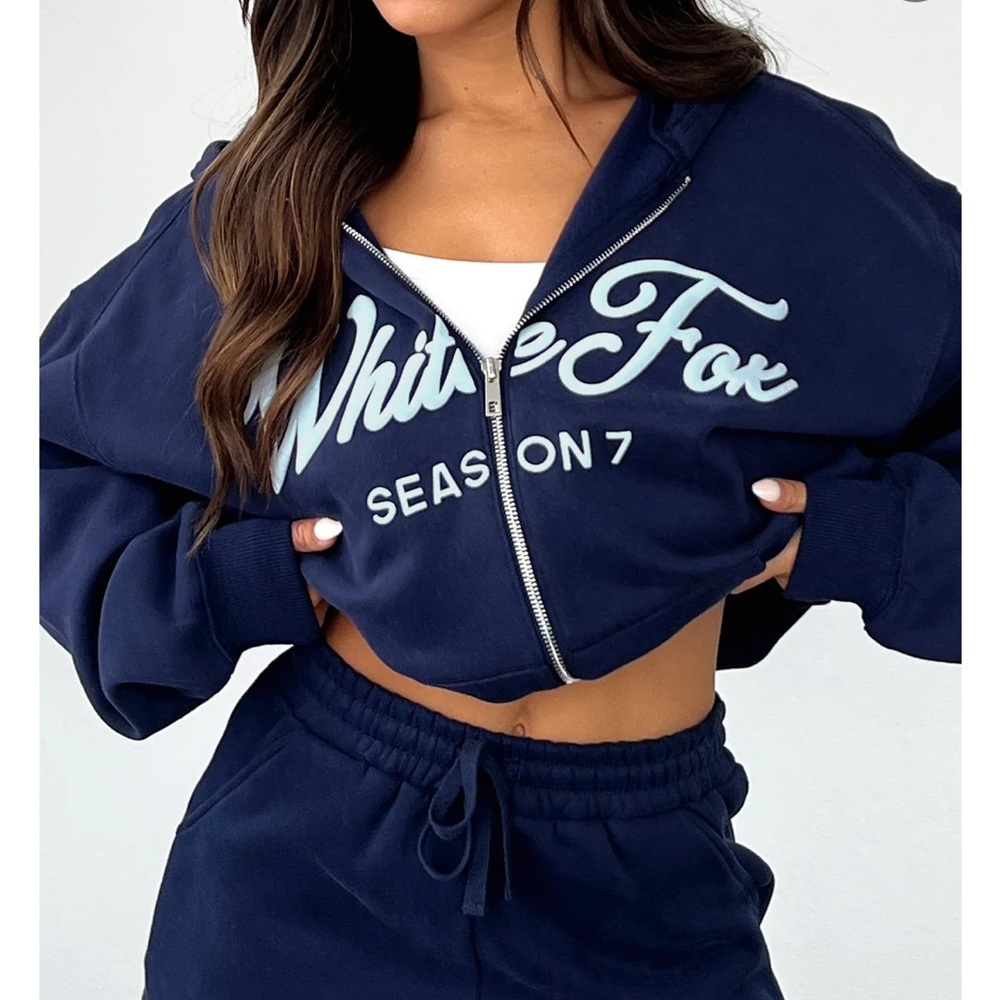 White Fox Season 7 Hoodie Deep Sea Colour